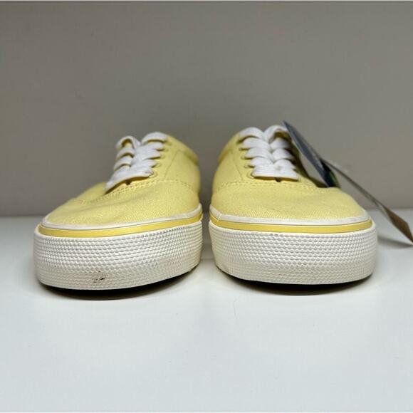 NWOB | TOMS | Alpargata Fenix Lace Up Sneakers | Yellow | Size 6 - Picture 7 of 14